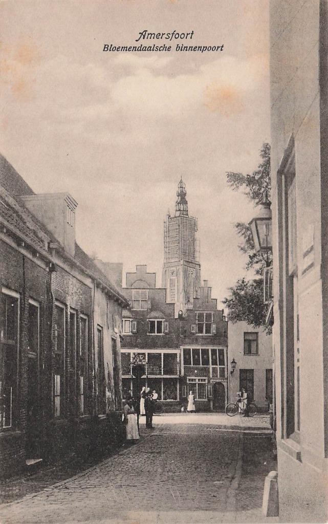 JL1004 Amersfoort Bloemendaalschebinnenpoort 1918, Verzamelen, Ansichtkaarten | Nederland, Ongelopen, Utrecht, Voor 1920, Verzenden