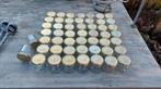Glazen potjes met metalen deksel (170stuks), Ophalen, Nieuw, Glas, Pot, Bus of Blik