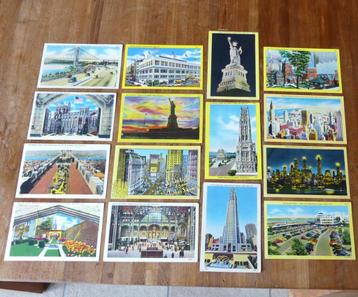 New York City oude ansichtkaarten ca. 1940 ansicht NYC USA beschikbaar voor biedingen