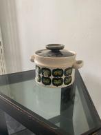 Arabia Finland retro keramische pot met deksel vintage, Ophalen, Zo goed als nieuw, Overige materialen, Pot, Bus of Blik