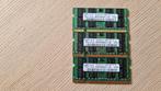 3x Samsung 1GB DDR2-533 SODIMM PC2-5300S, Computers en Software, RAM geheugen, 1 GB of minder, Ophalen of Verzenden, Zo goed als nieuw