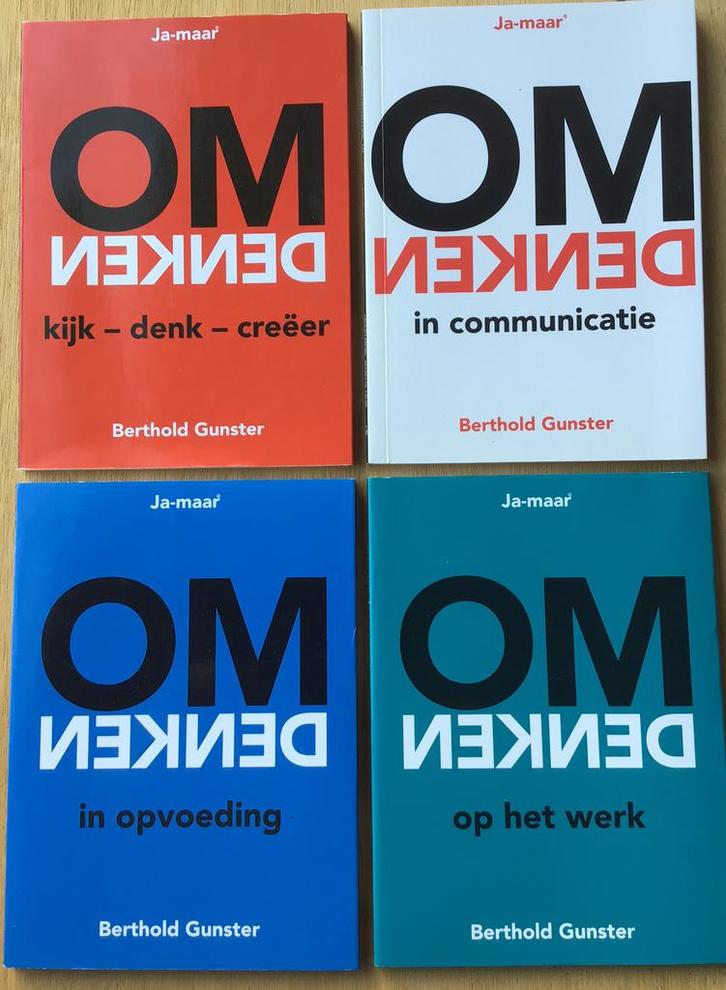 Ja-maar Omdenken (4x) - Bertold Gunster - ZGAN, Boeken, Advies, Hulp en Training, Zo goed als nieuw, Ophalen of Verzenden