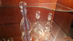 3 Glazen Karaffen met Stop, Antiek en Kunst, Antiek | Glas en Kristal, Ophalen of Verzenden