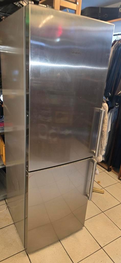 Zgan Siemens koelvriescombinatie met garantie, Witgoed en Apparatuur, Koelkasten en IJskasten, Zo goed als nieuw, Met aparte vriezer