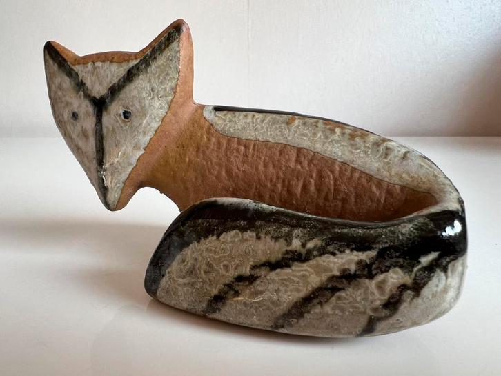 Vintage Lisa Larson Gustavsberg Vos Lilla Zoo jaren 70, Antiek en Kunst, Kunst | Designobjecten, Ophalen of Verzenden