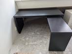 IKEA MALM bureau zwart bruin, Huis en Inrichting, Ophalen, Zo goed als nieuw