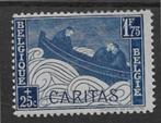 België 1927   Caritas    233   (Met plakkerresten), Verzenden