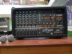 Te koop EMX 660 powered mixer met Yamaha speaker system, Muziek en Instrumenten, Ophalen, Gebruikt, 5 tot 10 kanalen, Microfooningang