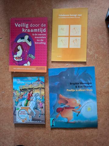 Boekenpakket: Kraamtijd, Inbakeren, Pony, Paultje beschikbaar voor biedingen
