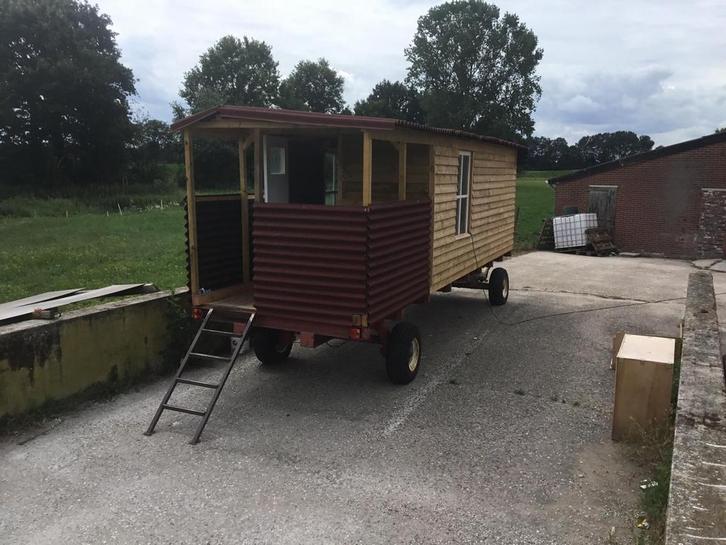 Keet, Tuin en Terras, Tuinhuizen, Zo goed als nieuw, Hout, 200 tot 400 cm, Zonder ramen, Ophalen