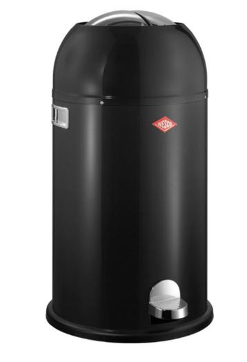 Wesco Kickmaster Prullenbak 33L, zwart beschikbaar voor biedingen
