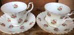 Royal Albert - twee kop en schotels (Forget me not serie), Antiek en Kunst, Ophalen of Verzenden