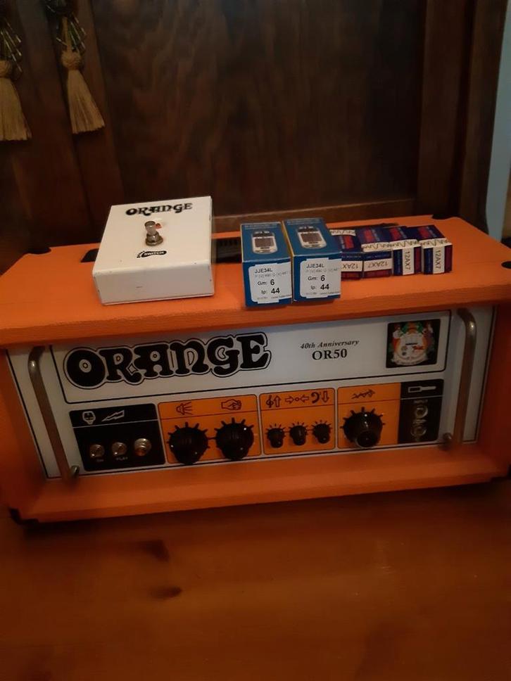 Orange OR50 40th Anniversary versterker, Muziek en Instrumenten, Versterkers | Bas en Gitaar, Zo goed als nieuw, Minder dan 50 watt