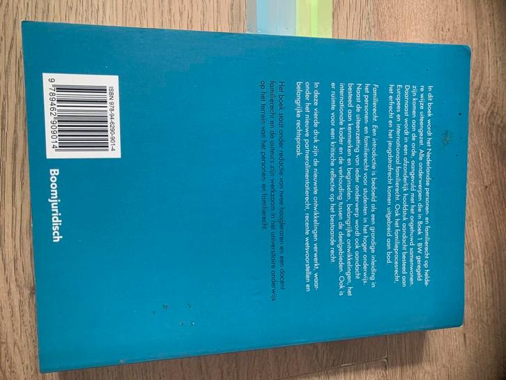 Familierecht: Een introductie, Boeken, Studieboeken en Cursussen, Zo goed als nieuw, HBO, Gamma, Ophalen of Verzenden