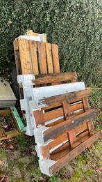 4 europallets GRATIS, Doe-het-zelf en Verbouw, Hout en Planken, Ophalen, 25 tot 50 mm, Zo goed als nieuw, Pallet