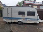 HOBBY 440SF de luxe b.j. 2000 + mover etc.etc., Caravans en Kamperen, Hobby, Treinzit, Particulier, Luifel