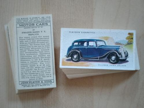 Motor Cars 2nd series complete set 50 cigarette cards 1937, Verzamelen, Automerken, Motoren en Formule 1, Auto's, Ophalen