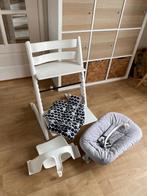 Tripp trapp stoel met accessoires, Ophalen, Gebruikt, Meegroeistoel