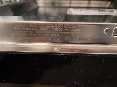 Siemens SN53HS00 Inbouw Vaatwasser, Witgoed en Apparatuur, Vaatwasmachines, Gebruikt, Inbouw, 85 tot 90 cm, 45 tot 60 cm, 10 tot 14 liter