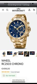 Mooie Rotorcraft Horloge - Nieuwstaat!, Staal, Staal, Polshorloge, Zo goed als nieuw