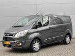 Ford Transit Custom 2.0 Tdci 105pk, 3 pers, PDC, Cruise, NAP, Auto's, Voorwielaandrijving, Stof, 4 cilinders, Origineel Nederlands