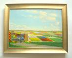 Dirk Smorenberg.1883-1960. Tulpenbollen velden. Uniek!!, Antiek en Kunst, Kunst | Schilderijen | Klassiek, Ophalen