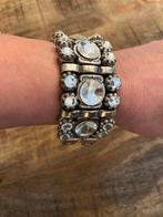 Feestelijke Josh Armband met Strass, Overige materialen, Gebruikt, Ophalen of Verzenden, Zilver