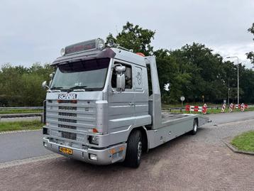 Scania R113-320 Oprijwagen. 527000 Kilm. Luchtgeveerd. Speci beschikbaar voor biedingen