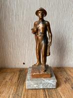 Sculptuur mijnwerker R Scali, Antiek en Kunst, Ophalen of Verzenden
