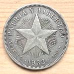 Cuba 1 Peso 1932 zilver, Ophalen of Verzenden, Noord-Amerika