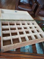 Franse brocante handmade kist bak quilt stoffen fournituren, Antiek en Kunst, Ophalen of Verzenden
