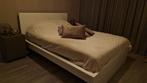Twee persoons bed 140x200cm, Ophalen, Gebruikt, Wit, Tweepersoons