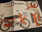 Brochure Honda C110 & C100 jaren 60, Fietsen en Brommers, Ophalen of Verzenden, Zo goed als nieuw