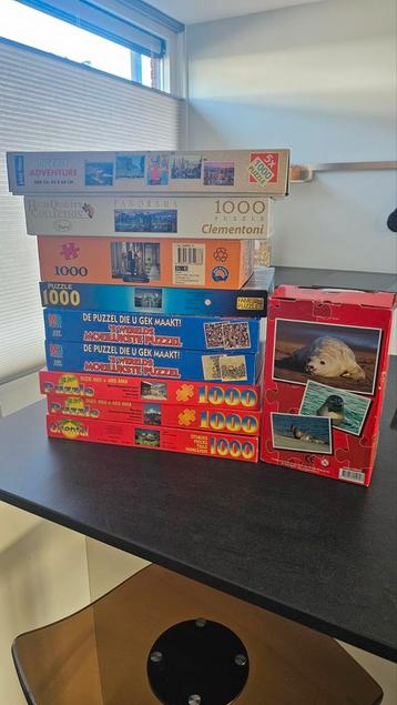 Diverse Puzzels - Legpuzzels, 1000 en 500 stukjes beschikbaar voor biedingen