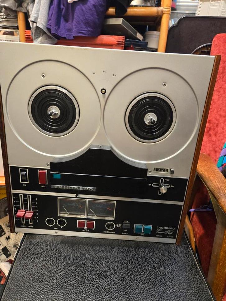 Tandberg cross field 3300X, Audio, Tv en Foto, Bandrecorders, Bandrecorder, Met stofkap, Ophalen of Verzenden