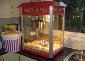 Suikerspinmachine en Popcornmachine pakket