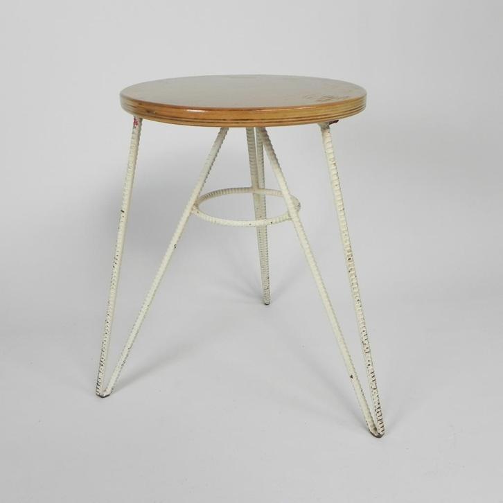 Industriele kruk, jaren '50, Antiek en Kunst, Antiek | Meubels | Stoelen en Banken, Ophalen of Verzenden