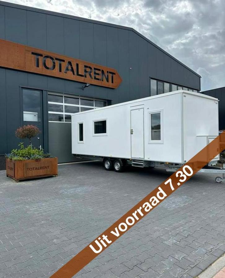 Nieuwe mobiele Luxe Woonunit type 7.30 uit voorraad, Zakelijke goederen, Machines en Bouw | Keten en Containers, Ophalen