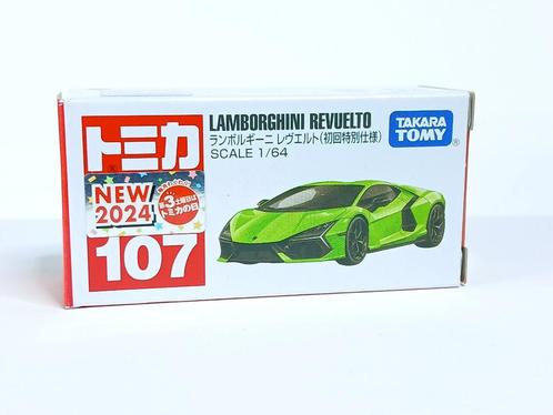 Takara Tomy - schaal 1/62 - Lamborghini Revuelto - 107, Hobby en Vrije tijd, Modelbouw | Overige, Zo goed als nieuw, Groter dan 1:32
