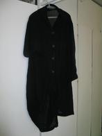 Ischiko jas jurk linnen zwart lang l-xl, Kleding | Dames, Ophalen, Gedragen, Maat 42/44 (L), Zwart