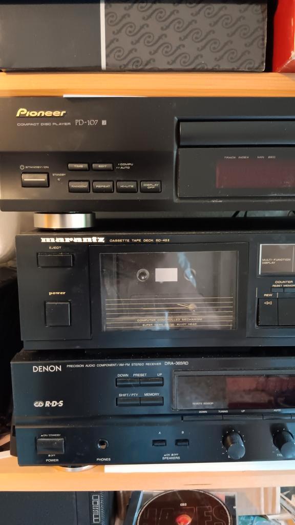 Vintage Audio Set: Pioneer, Marantz, Denon, Audio, Tv en Foto, Stereo-sets, Gebruikt, Cassettedeck, Cd-speler, Tuner of Radio