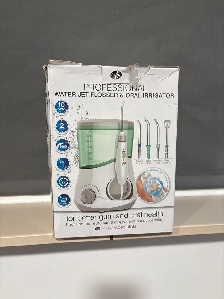 Gloednieuwe Water Flosser, Witgoed en Apparatuur, Persoonlijke-verzorgingsapparatuur, Nieuw, Mondverzorging, Ophalen of Verzenden
