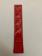 Vintage rood leren boekenlegger. Wild / weidevogels engeland, Ophalen, Zo goed als nieuw, Dier