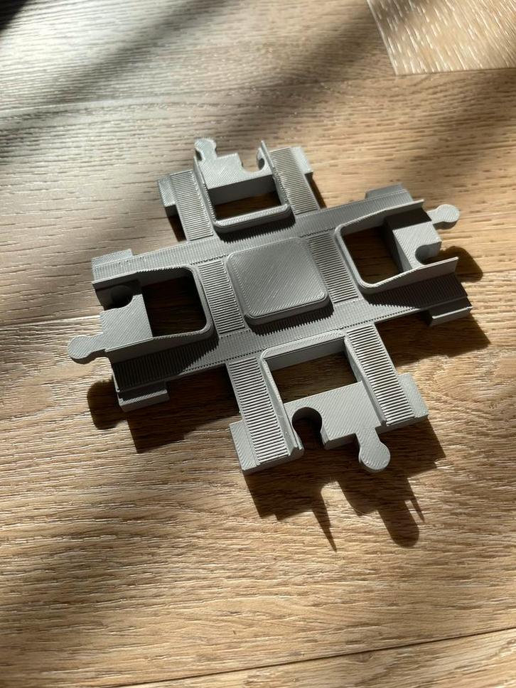 DUPLO trein kruising 3D geprint, past op alle DUPLO rails, Kinderen en Baby's, Speelgoed | Duplo en Lego, Nieuw, Duplo, Losse stenen