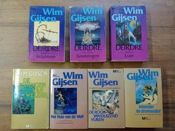7 x Wim Gijsen - w.o. Deirdre 1, 2, 3 en Huis van de wolf beschikbaar voor biedingen