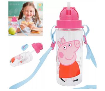 Peppa Pig Bidon met Koord - Kunststof beschikbaar voor biedingen