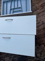 Keller inbouw keukenkast lades + toebehoren, Ophalen, Gebruikt, Crème, 50 tot 100 cm