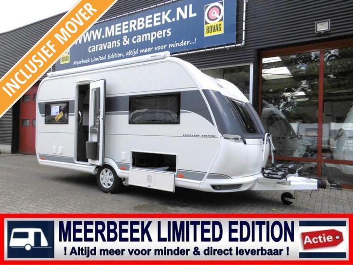 Hobby Excellent Edition 460 UFE 3809,= KORTING +BC260 +THULE, Caravans en Kamperen, Caravans, tot en met 4, 1000 - 1250 kg, Rondzit