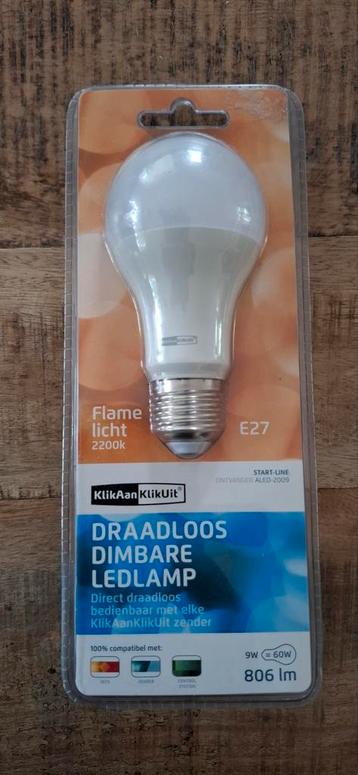 KlikAan KlikUit Draadloze Dimbare LED Lamp E27 beschikbaar voor biedingen