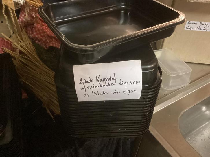 Afruimbakken, Huis en Inrichting, Keuken | Servies, Gebruikt, Kop(pen) en/of Schotel(s), Overige stijlen, Overige materialen, Ophalen